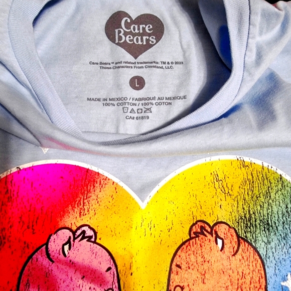 Care Bears "LOVE IS LOVE" T-Shirt NWOT - Picture 3 of 5